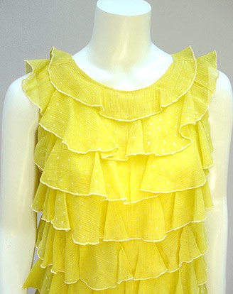 60S YELLOW VOILE MINI 7/8